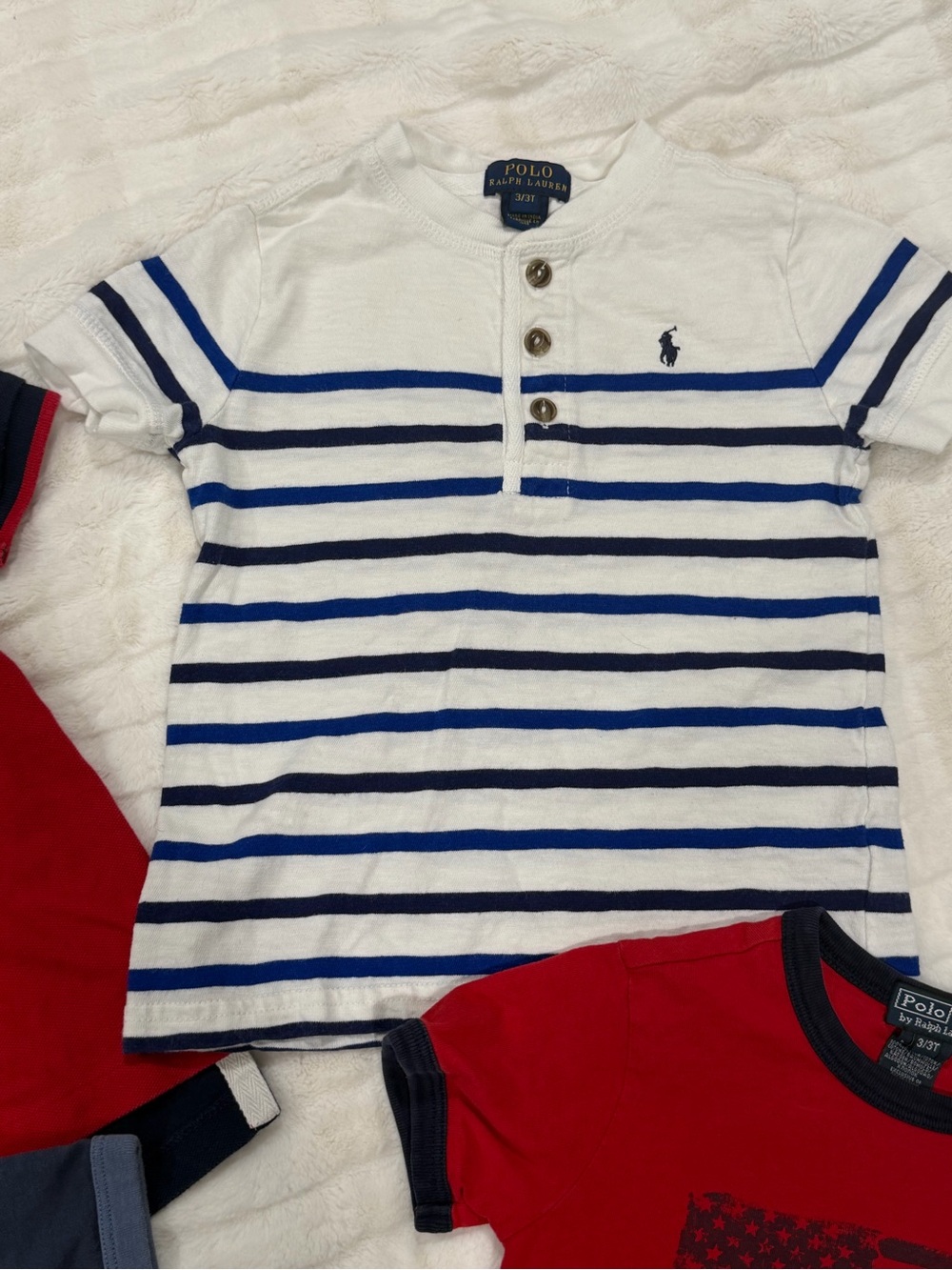 Polo Ralph Lauren Shirt Bundle of 4 TODDLER BOYS Summer Clothes size 3T - Picture 5 of 7